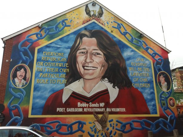 Bobby Sands MP Mural - Our Revenge Will Be The Laughter Of Our Children