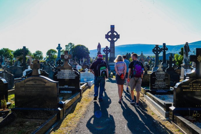 Crosses and Monuments  at Catholic Milltown Cemetery