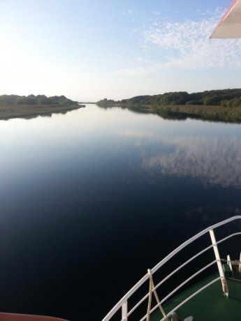 The river Corrib has a peace and tranquilty all of its own