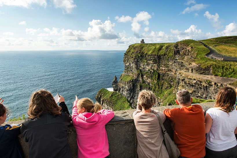 The Cliffs of Moher Visitor Centre Welcomes Tourists
