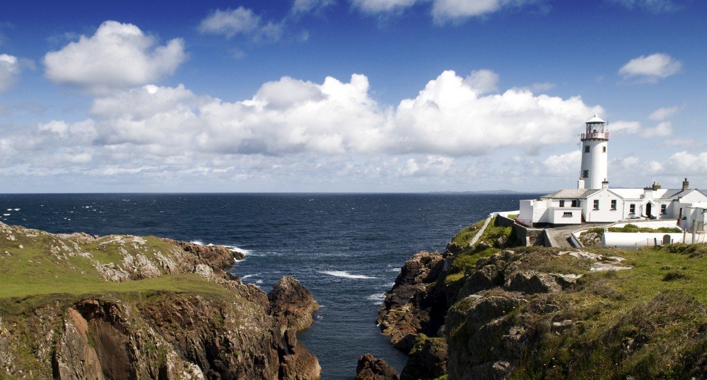 Lighthouse in Ireland Scenic View of the Coast - Atlantic