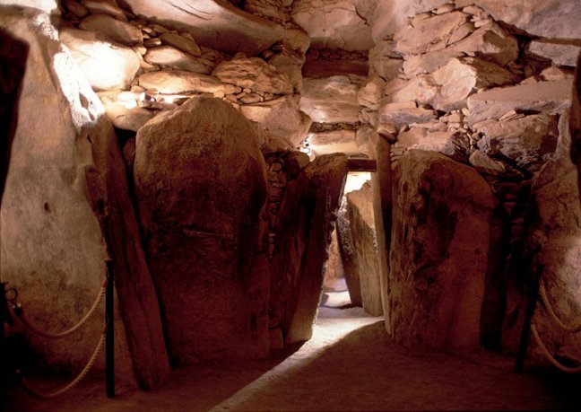 The Inside of a Neolithic Tomb 