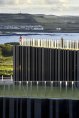 View Over Basalt Columns of the Visitor Centre - People on the Roof Gallery