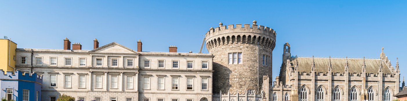 View of restored Dublin Castle 