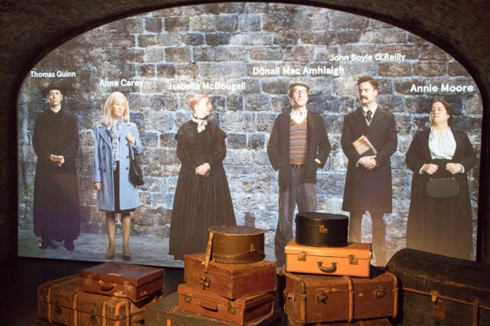 Interactive High Tech Attractions in Dublin - Irish Emigration Museum 