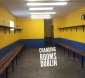 Changing Rooms of the Sport's Venue in Dublin - Bright Yellow and Blue Walls