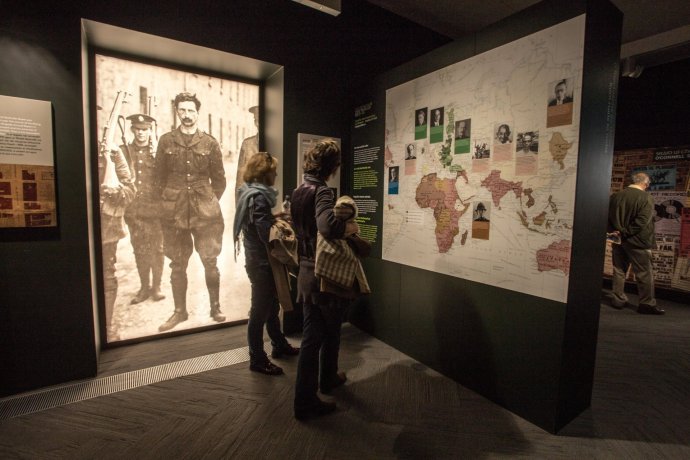 The GPO exhibition also shows many authentic artifacts