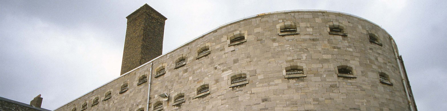 View of Kilmainham Gaol Jail in Dublin
