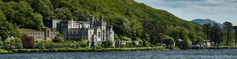 Kylemore Abbey Neo Gothic Castle Landscape - Galway's Attractions