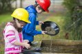 Children Gold Panning at Glengowla Farm and Mines