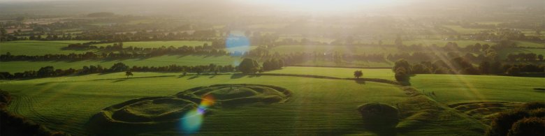 Celtic Atmosphere During Sunrise at the Hill of Tara
