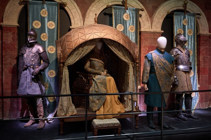 House Tyrell Costumes from the Original Set - Dark Lit Exposition in the Studio