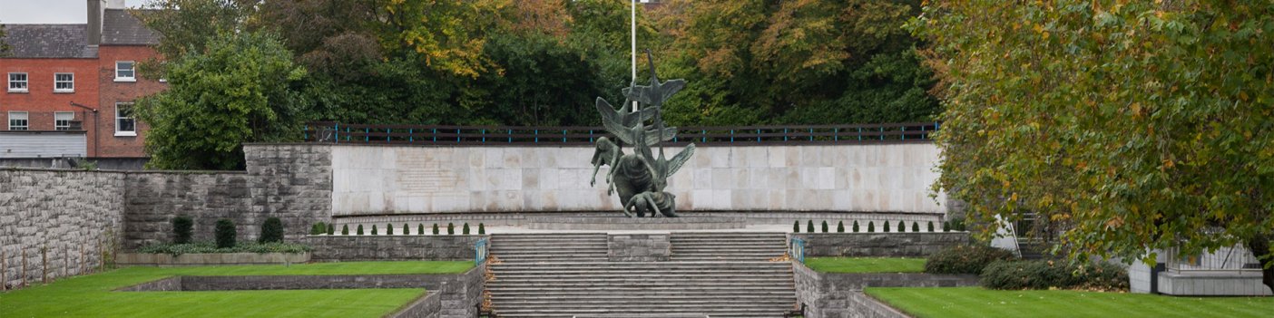 Children of Lir sculpture in the Garden of Remembrance