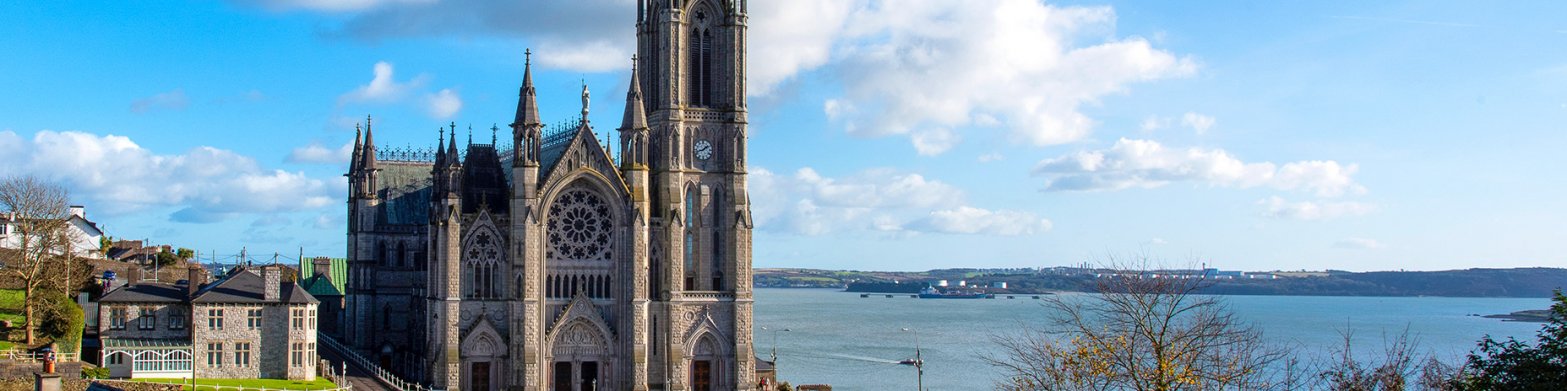 The Cathedral Church of St Colman Overlooking Cobh Harbour