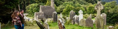 Hire a Coach and Visit the Monastic Site at Glendalough in the Wicklow Mountains