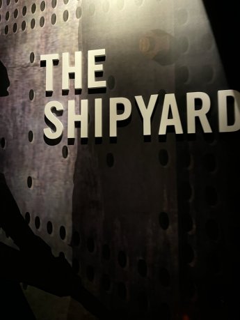 The Shipyard Cign in Titanic Centre in Belfast