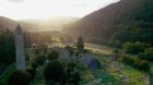 Round Tower in Glendalough Monastic Site