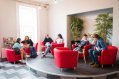 Group of Students - Reception Sitting Area