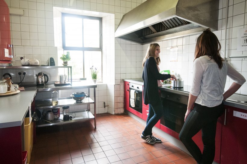 The Sleepzone Burren Hostel self-catering kitchen