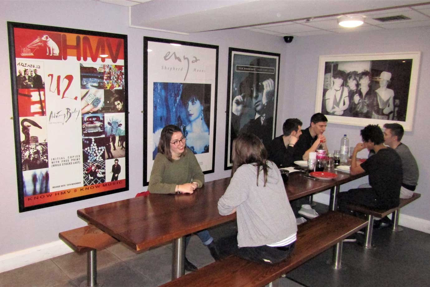 Group of Students By The Table