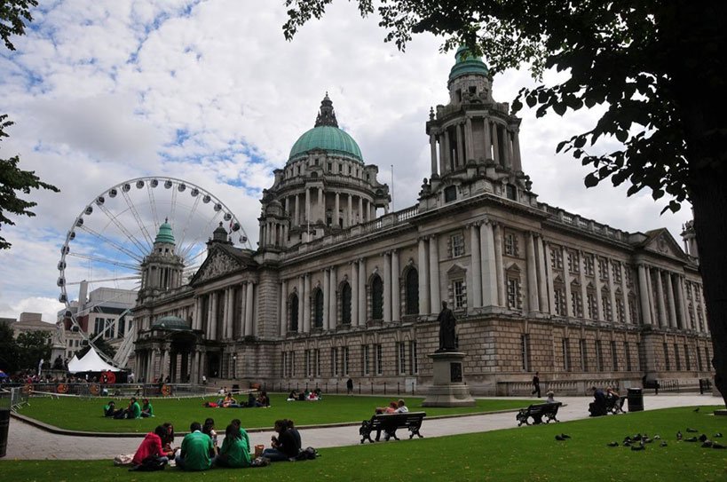 Belfast City Hall in the Capital of Northern Ireland