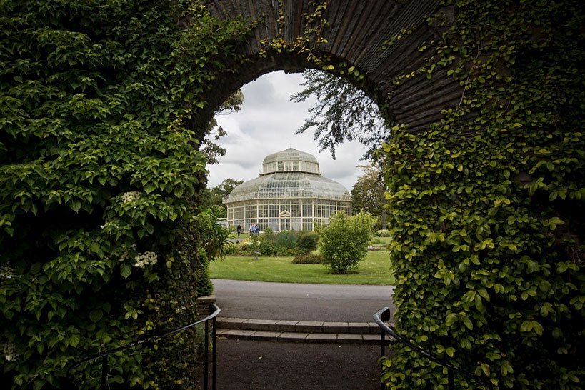 Arch gate at the National Botanic Gardens
