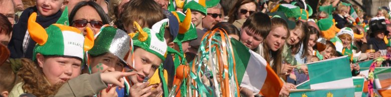 St Patricks Day Ireland Hats & Flags Festival Dublin