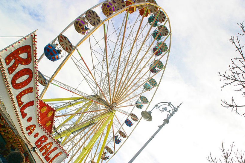 Ferris Wheel At Funfair St Patrick's Festival